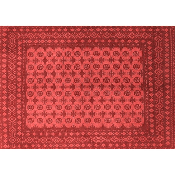 Ahgly Company Indoor Rectangle Persian Red Traditional Area Rugs, 2' x 5'