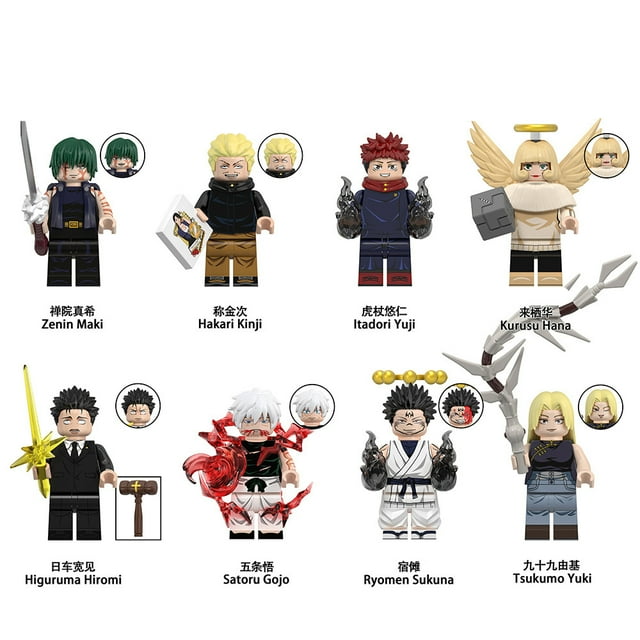 Figuras Místicas de Bloques 8 Piezas, Guardianes Encantados de ZooBlox, Juguetes de Construcción DIY para Fiestas Infantiles