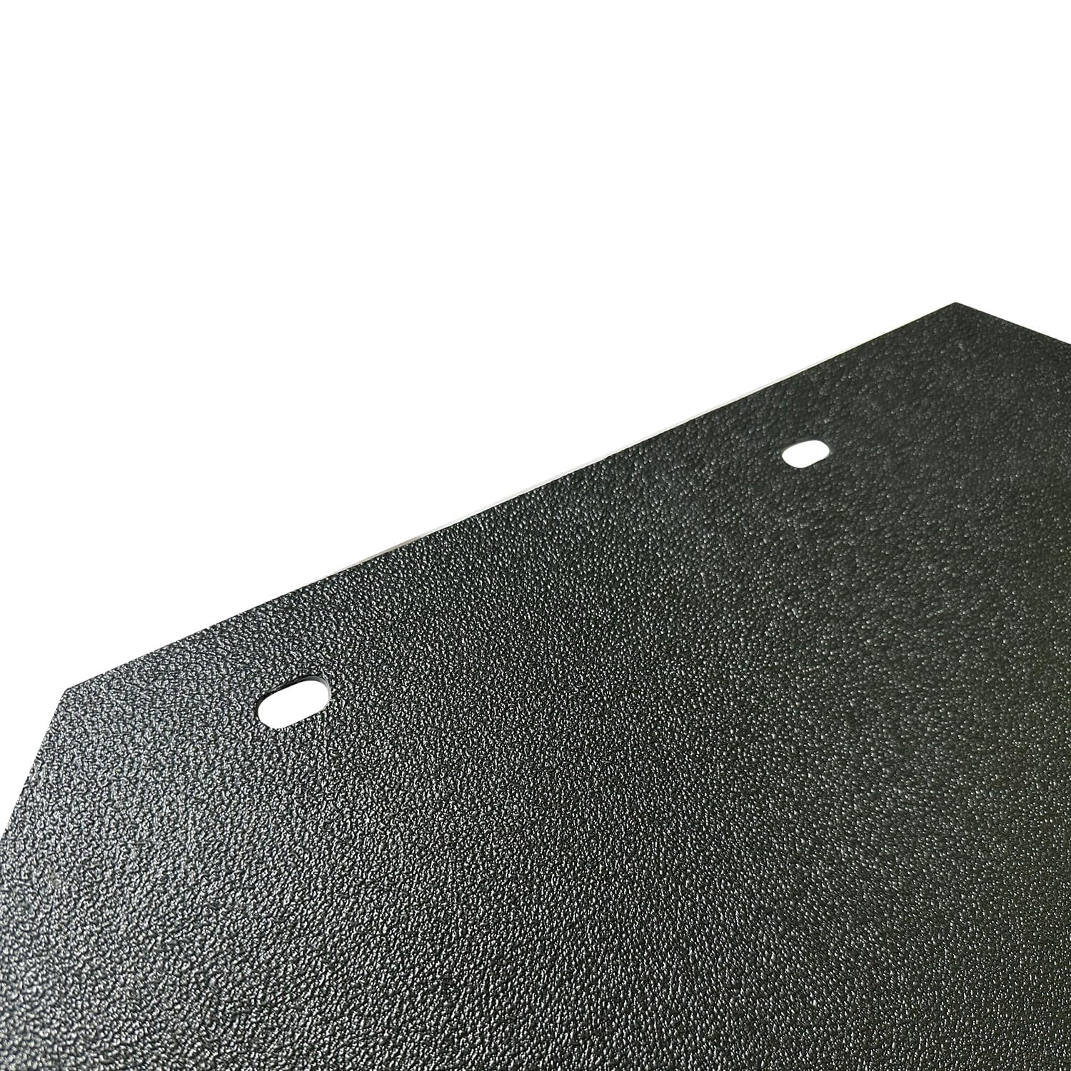BST BSSP 2pcs New Universal Mud Flap Heavy Duty Polymer Angled Fit for Semi-Truck Splash Guard Mudflap 24 * 24" Black Semi Truck Tractors Trailer Mudguards
