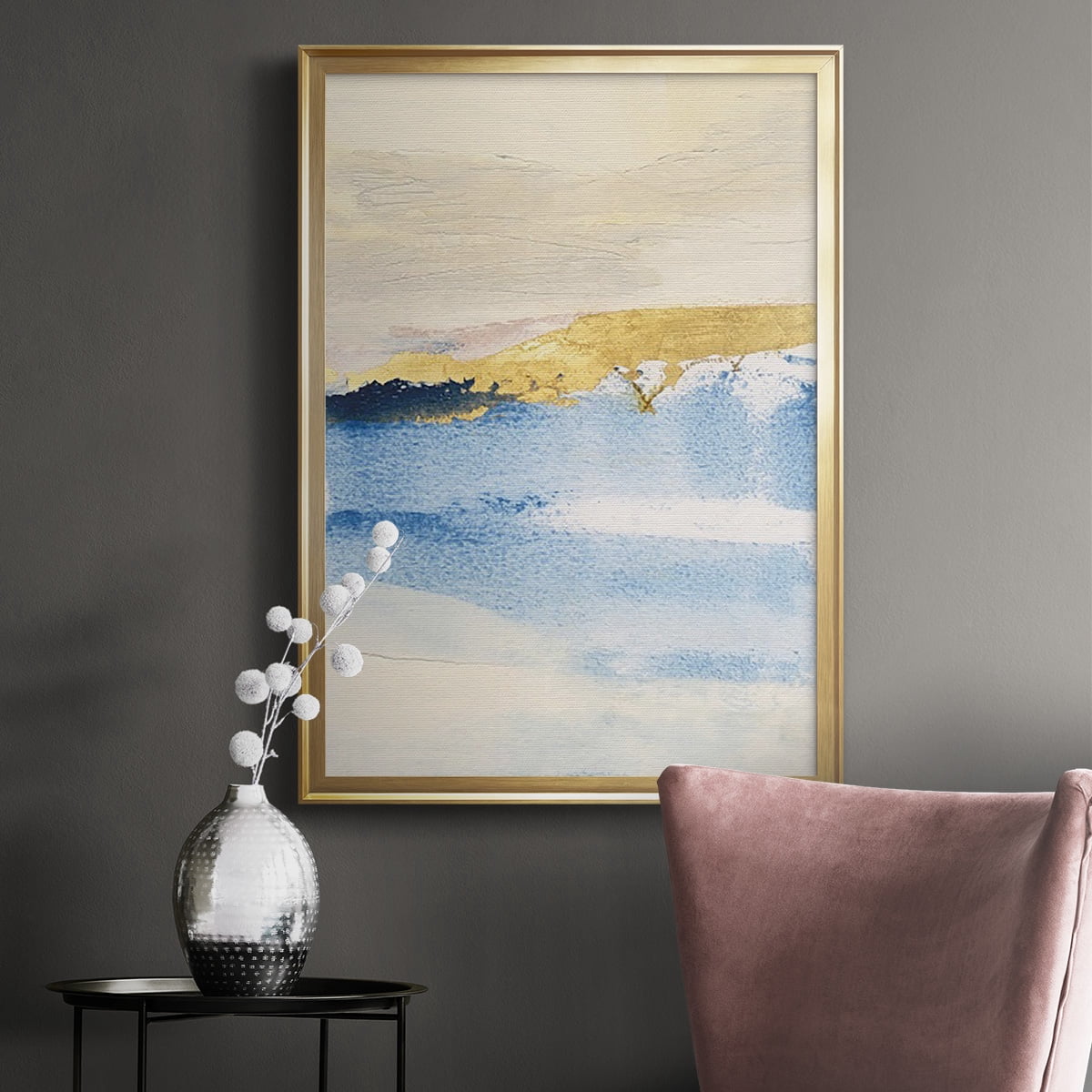 Pampa I Premium Framed Print, in Gold, Black, or Silver - Ready to Hang