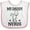 White and Pink, variant on Inktastic Daddy is a Nurse Baby Boys or Girls Baby Bib