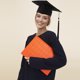 thumbnail image 3 of KAKOWELY Fotografía de toga de graduación de ciencias, conjunto de vestido de graduación universitaria (talla S), 3 of 5