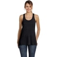 thumbnail image 3 of Bella Ladies Flowy Racerback Tank, XL, Neon Pink, 3 of 6