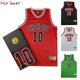 thumbnail image 2 of HipJazer Slam Cosplay Shohoku Sakuragi 10 # Hanamichi 11 # Rukawa Kaede camiseta de baloncesto deporte camisetas de baloncesto Hiphop, 2 of 5