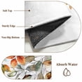 thumbnail image 6 of 6'x9' Area Rugs, Orange Green Eucalyptus Leaves Indoor Outdoor Area Rug for Living Room Bedroom, Fall Botanical Watercolor Washable Bathroom Rugs Kitchen Floor Carpet Mats Home Decor Aesthetic, 6 of 8