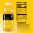 vitaminwater energy electrolyte enhanced water, tropical citrus drink