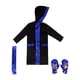 thumbnail image 1 of Disfraz de boxeo infantil de Halloween, tejido de poliéster, uniforme de entrenamiento versátil. Black Blue L a XL, 1 of 9