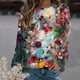 thumbnail image 3 of Camiseta de manga larga con estampado de pinturas al óleo en 3D de moda de primavera y otoño para mujer, jersey con estampado floral, ropa Harajuku, tops para mujer, 3 of 5