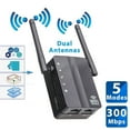 thumbnail image 1 of Repetidor WiFi inalámbrico de 300 m, amplificador de señal WiFi, enrutador con puerto LAN WLAN, extensor WiFi, 1 of 6
