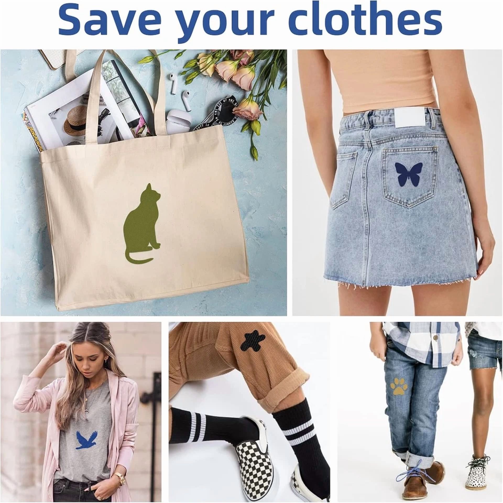 BUTTERFLY- Htvront Iron On Patches For Clothing Repair, Fabric Patches Iron On For Denim Je