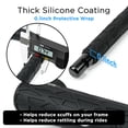 thumbnail image 4 of Candado en U para bicicleta Alshaay con cable de 5 pies, funda texturizada y 3 llaves, 4 of 7