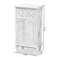 thumbnail image 3 of Baxton Studio Moran Antique White Finished Wood 2-Drawer Storage Unit, 3 of 11
