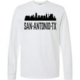 thumbnail image 3 of Inktastic San Antonio Texas City Skyline Long Sleeve T-Shirt, 3 of 5