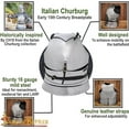 thumbnail image 6 of Lord of Battles 15th Century Medieval Cuirass Milanese Churburg Steel Breastplate 16 Gauge for Unisex - XL, 6 of 7