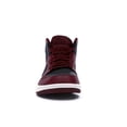 thumbnail image 3 of Jordan Men's 1 Retro Mid Team Red Black Shoes, from StockX, 3 of 5