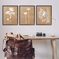 thumbnail image 3 of Stupell Industries Nature Botanical Silhouettes Botanical & Floral Painting Black Framed Art Print Wall Art, 24 x 30, Set of 3, 3 of 10