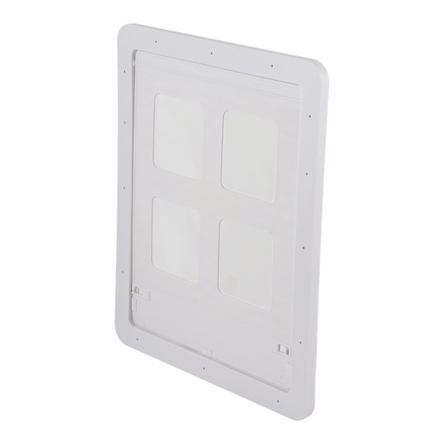 Pet Screen Door, Durable Screen Door With Automatic Closure, Sliding Door Protector, Lockable Doggy Cat Door For Screen Door, Window, Sliding Doors, Tow Sizes Available