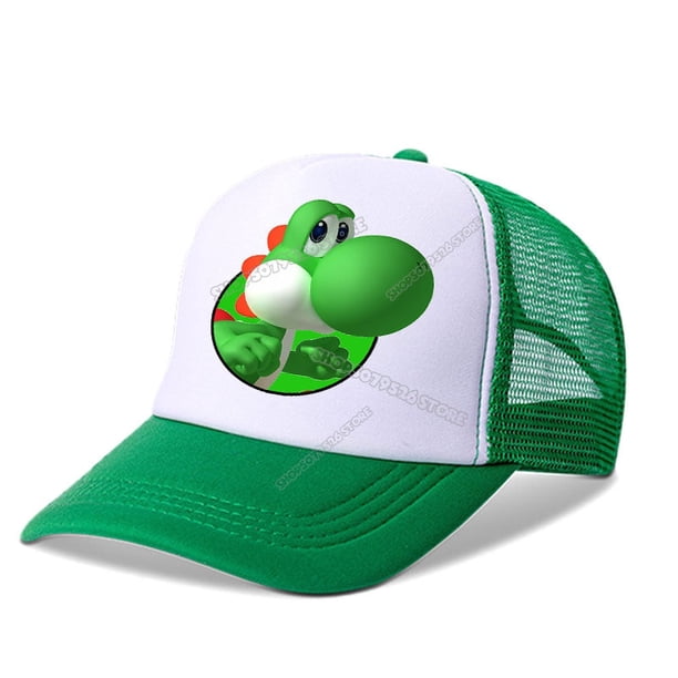 Gorra de béisbol de Super Mario Bros para hombre y mujer, gorro de princesa Peach para niña, gorro de Anime para niño, gorra de malla de dibujos animados, sombrero para el sol para hombre y mujer Fivean unisex