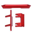 thumbnail image 4 of Kit de parachoques trasero RC, piezas de repuesto de parachoques trasero de aleación de aluminio para Axial SCX24 1/24 RC Crawler rojo, 4 of 10