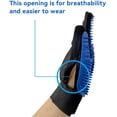 thumbnail image 3 of Guantes de masaje y aseo para perros y gatos, guantes de goma para limpiar el pelo de las mascotas (par azul), 3 of 5