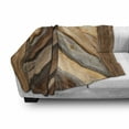 thumbnail image 3 of Rustic Soft Flannel Fleece Throw Blanket, Wooden Fence Vintage and Grunge Gardening Themed Natural Rural Pastoral Print, Cozy Plush for Indoor and Outdoor Use, 50" x 60", Brown, by Ambesonne, 3 of 6