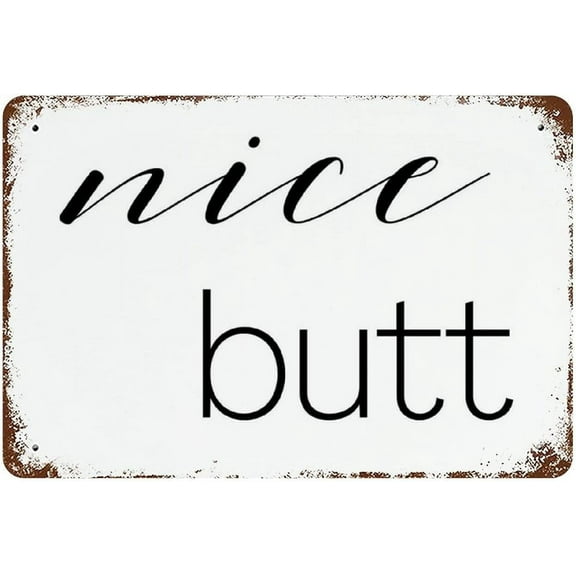 Nice Butt Bathroom Sign Bathroom Sign Decor Funny Decor Scandinavian Plaque Poster Bathroom Decor Farmhouse Sign 8"x12"