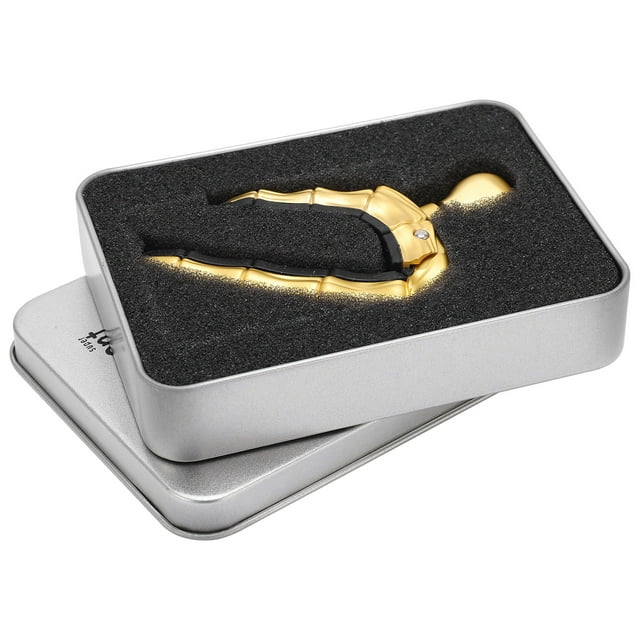 Cejilla de guitarra Balada Aleación de zinc Silicona Diacríticos Calavera Accesorios para instrumentos musicales Oro