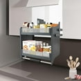 Pull Down Shelf Adjustable Pull Down Shelf Kitchen Wall Storage