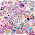 thumbnail image 6 of Cute Waterproof Aesthetic Trendy Stickers for Teens,Girls and Women Fits Water Bottle Laptop,Phone,Pad,Guitar,Bike,Luggage 103 pcs, 6 of 6