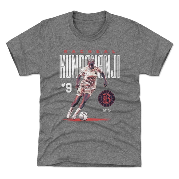 Youth 500 Level Racheal Kundananji Gray Bay FC Player Bitmap Graphic T-Shirt