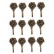 thumbnail image 1 of 12Pcs Metal Rose Flower Cortina Tie Back Tieback Titulares de Pared Decoración, 1 of 8