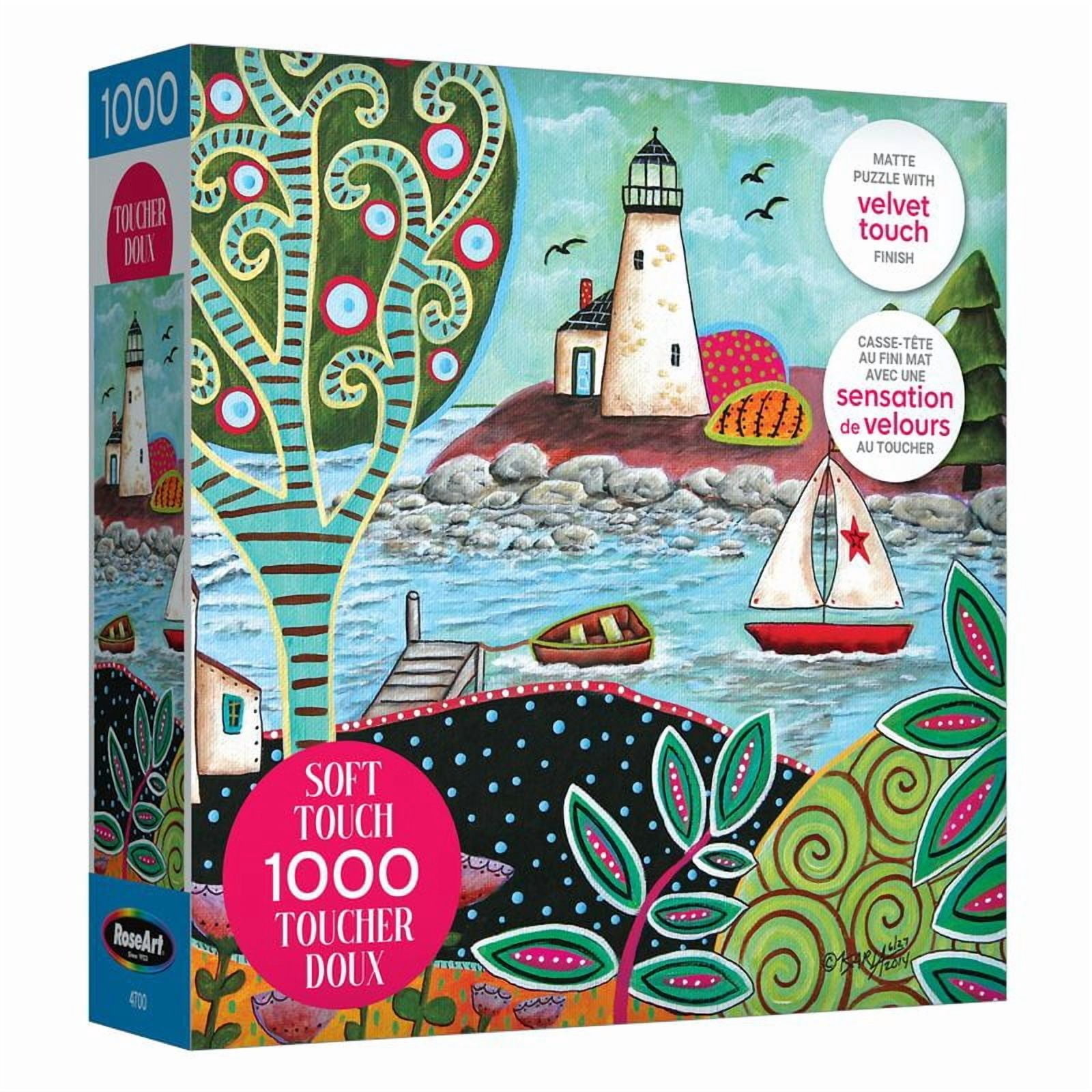 Soft Touch 1000pc - Whimsical Lighthouse Bay