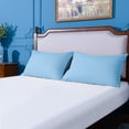 thumbnail image 4 of Ntbay Microfiber Pillowcase set - 2 Pack - Envelope Closure Pillow Cases - King - Sky Blue, 4 of 5
