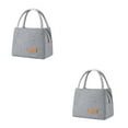 thumbnail image 1 of ZheElen Pack Lunch With Confidence Insulated Bento Bag Designed For Large Capacity Large+Grey 2Set, 1 of 6