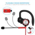 thumbnail image 3 of Moyic Auriculares para juegos móviles V6 con micrófono dual Auriculares con doble controlador Teléfono y Comunicación Rojo 1.5 millones, 3 of 6