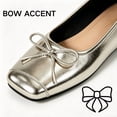 thumbnail image 3 of CHICVOMEY Ballet Flats for Women, Slip on Square Toe Bow Dressy Casual Walking Work Shoes, Comfortable Lightweight Summer Flats, 3 of 7