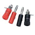 thumbnail image 3 of 10 pares de conectores banana de 4 mm con conector hembra aislado para equipos de audio y cable de altavoz, 3 of 4