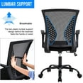thumbnail image 4 of BestOffice Ergonomic Office Chair with Lumbar Support Armrest Rolling Swivel Adjustable Chair Adults, Black, 4 of 7