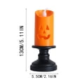 thumbnail image 3 of Popular! Illuminated Halloween Garland Halloween Lit Garland Black Garland Clearance Ghost, 3 of 5