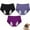 czb# Black216216, variant on CUZIBR Womens Underwear Solid Mesh Breathable Comfortable High Waist Peripheral Leak Proof Menstrual Panties Summer Fashionable Full Coverage All-Day Soft Briefs 3-Pack,Beige,L
