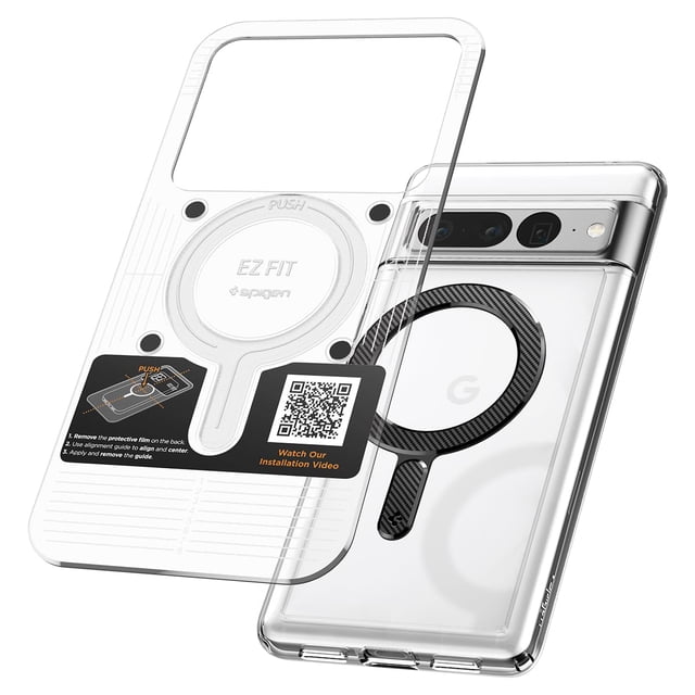 Placa anular magnética Spigen de carbono para teléfonos MagSafe