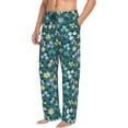 thumbnail image 6 of Naloa Floral Pajama Pants Men, PJ Bottoms, Sleep & Lounge Pants-XX-Large, 6 of 6