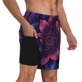 thumbnail image 2 of Fotbe Bohemian Vintage Pattern Traje de Baño para Hombre – Shorts de Natación de Secado Rápido con Forro y Bolsillos-Small, 2 of 6