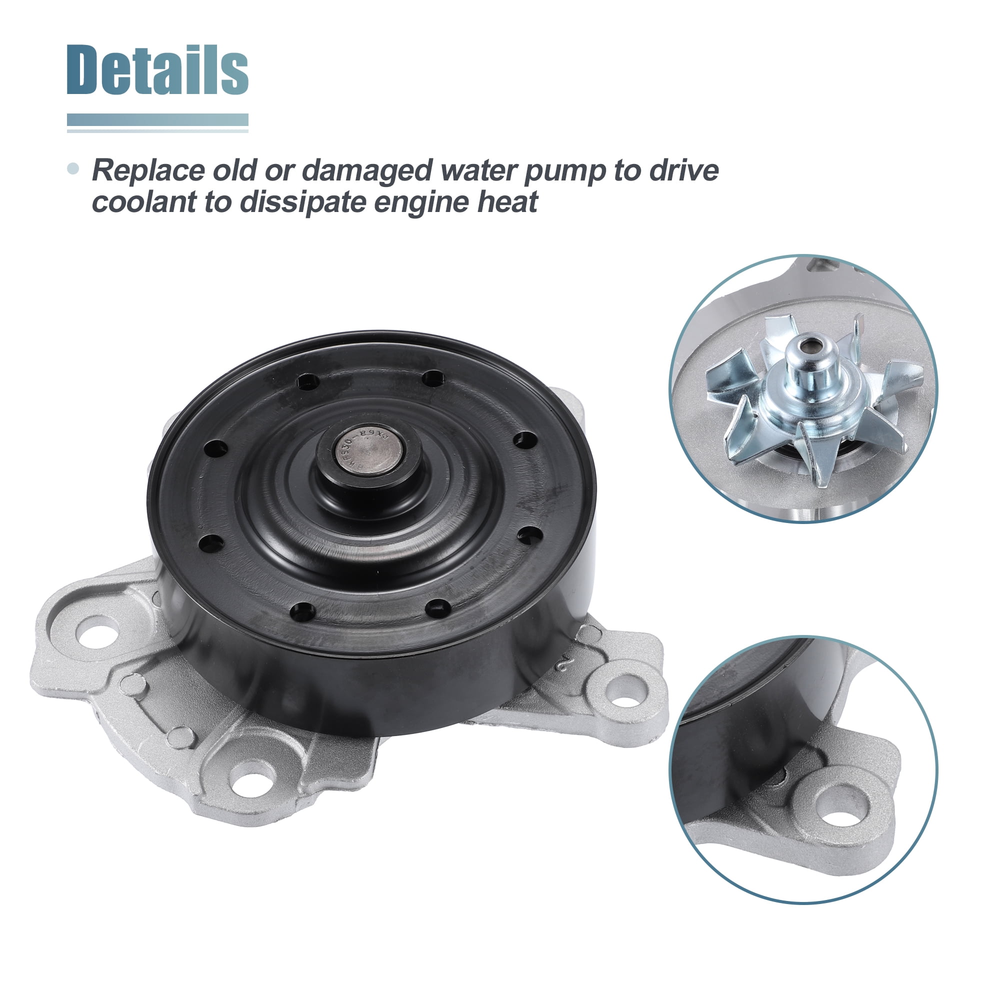 Unique Bargains Engine Water Pump 1610009501 for Toyota