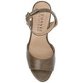 thumbnail image 5 of Journee Womens Nairri Vegan Leather Platform Heel Dress Sandals, Widths Available, 5 of 10