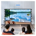 thumbnail image 2 of 16:9 HD Display Foldable Portable 4K Projector Screen With Stand 120inch Movie Video Projection Screen Indoor Outdoor Curtain ,Easy to Use, 2 of 6