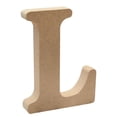 thumbnail image 2 of de Piezas de Artesanías Placas de Letras Iniciales Letras de Nombre Personalizadas para La Decoración de La Colgante de La L Macarena Alfabeto de madera, 2 of 8