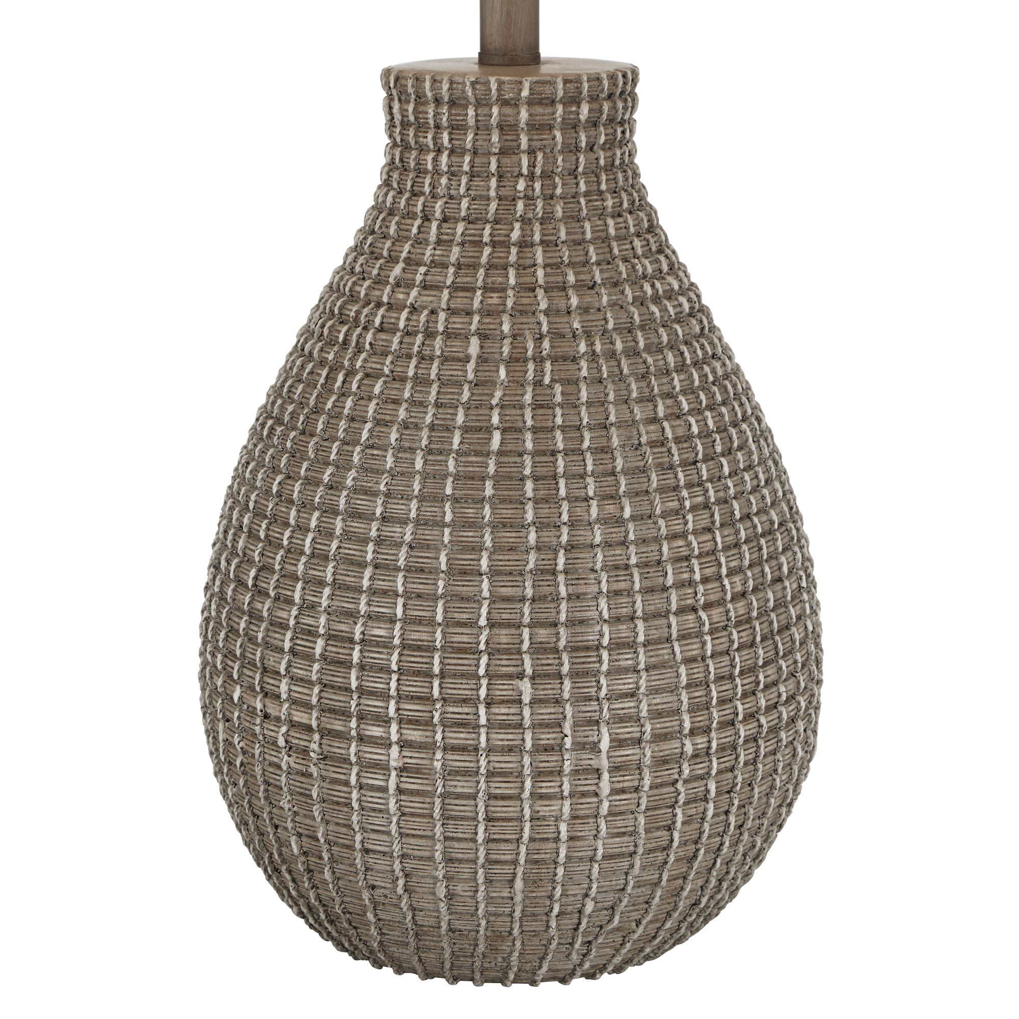 360 Lighting Lara 28" Tall Gourd Farmhouse Rustic Country Cottage Table Lamp Natural Beige Finish Single Living Room Bedroom