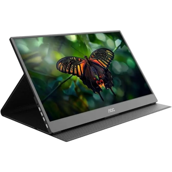 Restored AOC 16T15 - 16" FHD (1920x1080), IPS, Portable Monitor, USB-C