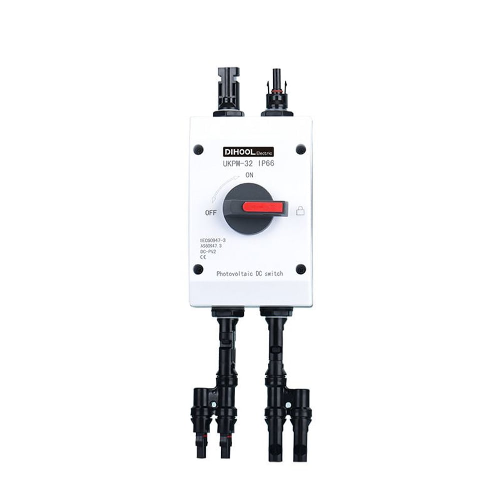 GLFSIL DC Disconnect Switch Solar PV Changeover Off Release Switch 4